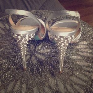 Betsy Johnson blue and silver size 6